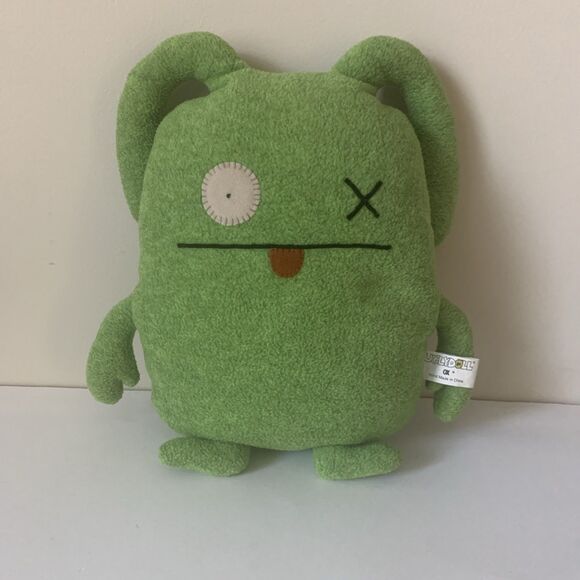Vintage Ugly Doll Uglydoll OX Monster Green 10 inch Plush Stuffed Toy 2003 - Picture 1 of 6
